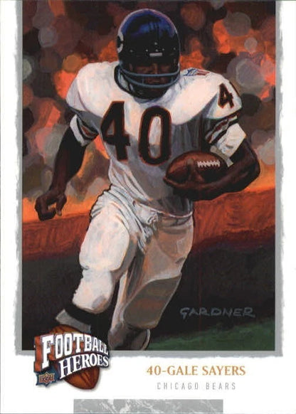 Gale Sayers 2008 Upper Deck Heroes #243 Chicago Bears football card NM condition