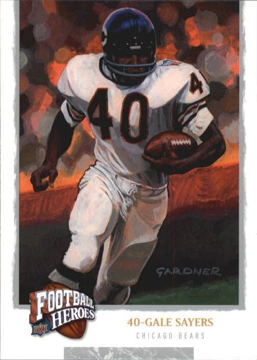 Gale Sayers 2008 Upper Deck Heroes #243 Chicago Bears football card NM condition