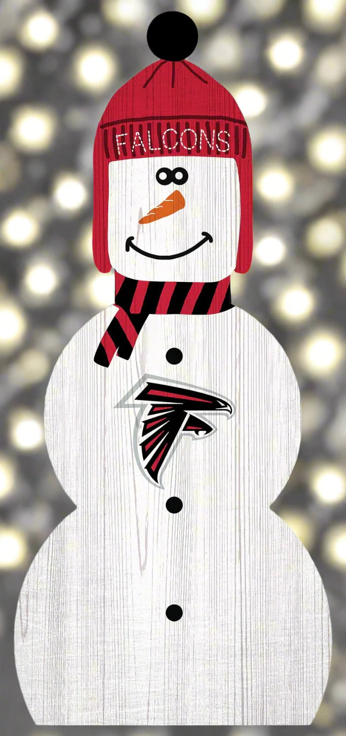 Atlanta Falcons 31" Snowman Leaner by Fan Creations