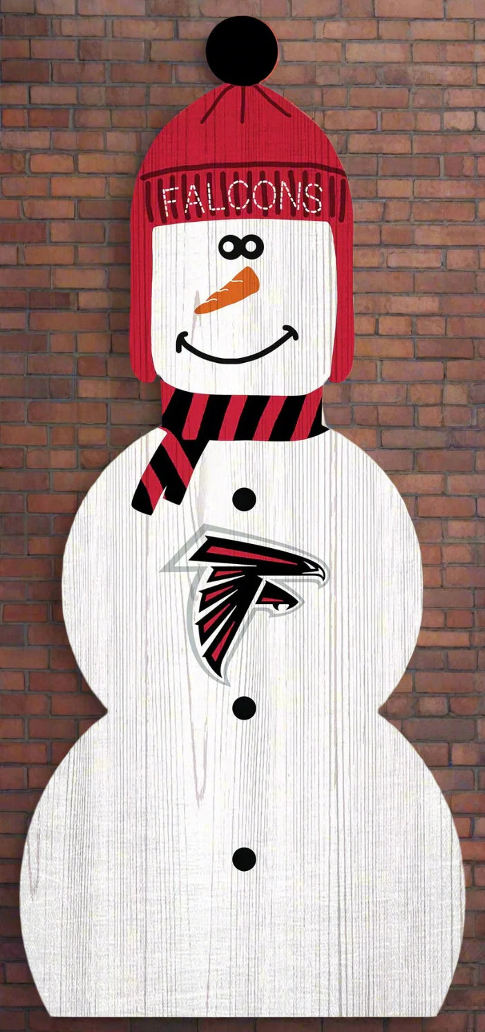 Atlanta Falcons 31" Snowman Leaner by Fan Creations