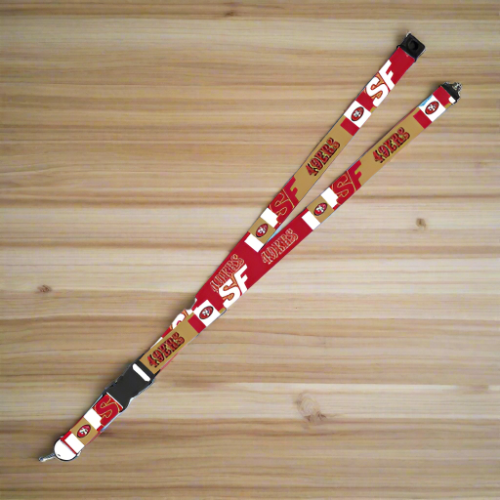 San Francisco 49ers Flash "Breakaway" Lanyard by Rico Industries