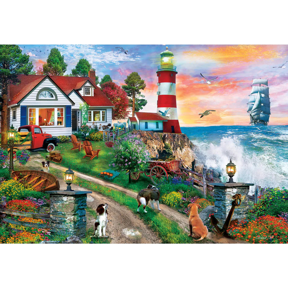 EZ Grip - Lighthouse Keepers 1000 Piece Jigsaw Puzzle by Masterpieces