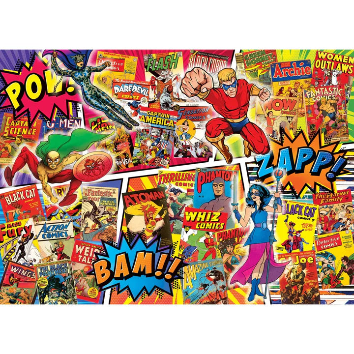 Flashbacks - Superhero Sanctum 1000 Piece Jigsaw Puzzle by Masterpieces