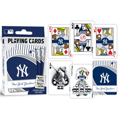 New York Yankees Playing Cards - 54 Card Deck by Masterpieces