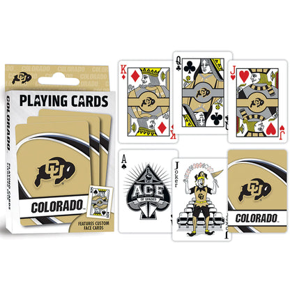 Colorado Buffaloes Playing Cards - 54 Card Deck by Masterpieces