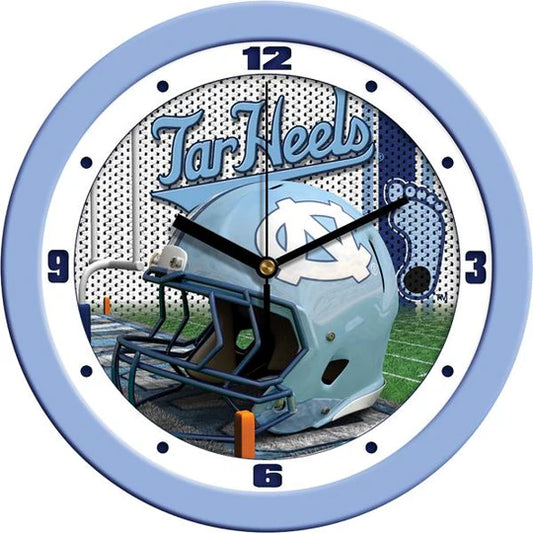 North Carolina Tar Heels 11.5" Football Helmet Design Wall Clock by Suntime