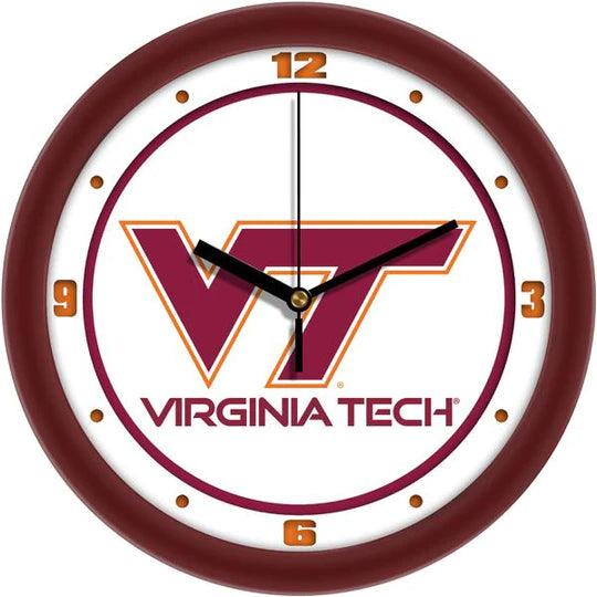 Virginia Tech Hokies 11.5" Traditional Wall Clock by Suntime