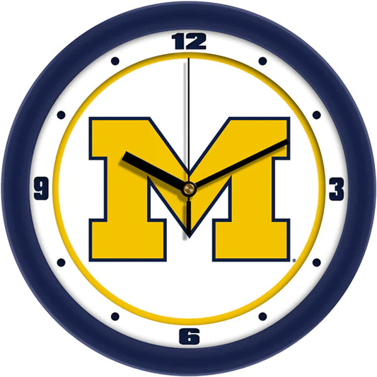 Michigan Wolverines 11.5" Traditional Logo Wall Clock by Suntime