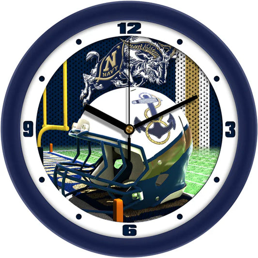 Naval Academy Midshipmen 11.5" Football Helmet Design Wall Clock by Suntime