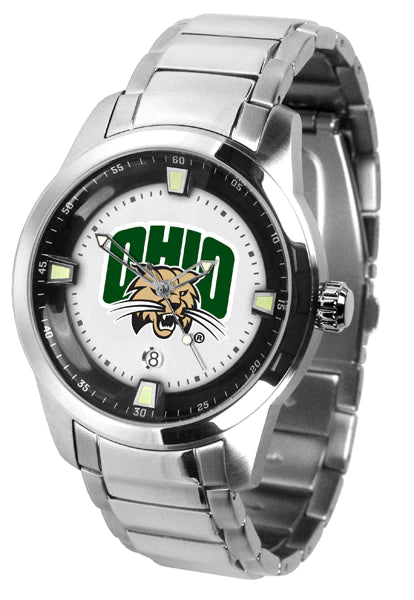 Ohio University Bobcats Men's Titan Steel Watch by Suntime