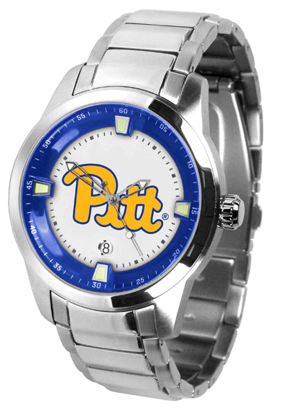 Pittsburgh {Pitt} Panthers Men's Titan Steel Watch by Suntime