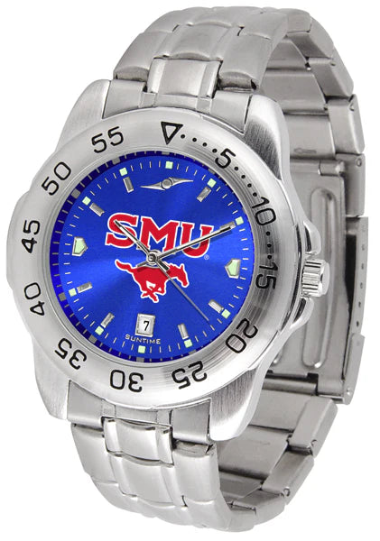 Southern Methodist University {SMU} Mustangs Men's Sport Watch by Suntime