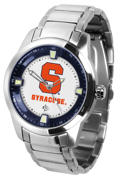 Syracuse Orange Men's Titan Steel Watch by Suntime