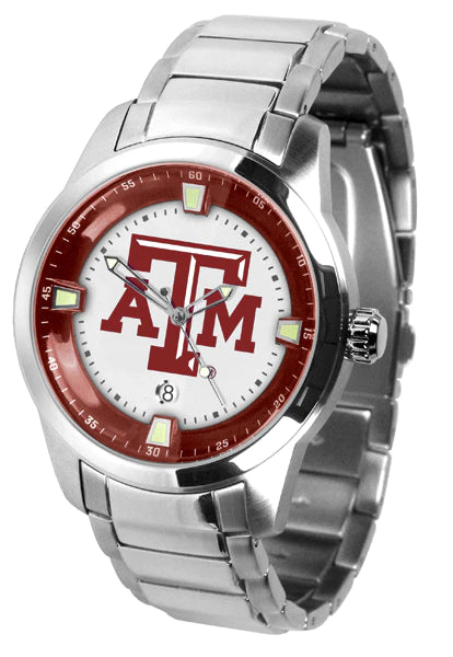 Texas A&M Aggies Men's Titan Steel Watch by Suntime