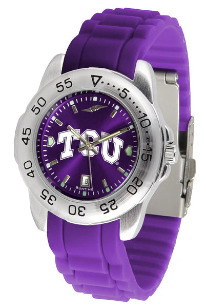 Texas Christian {TCU} Horned Frogs Men's Sport Watch by Suntime