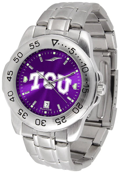 Texas Christian {TCU} Horned Frogs Men's Sport Watch by Suntime