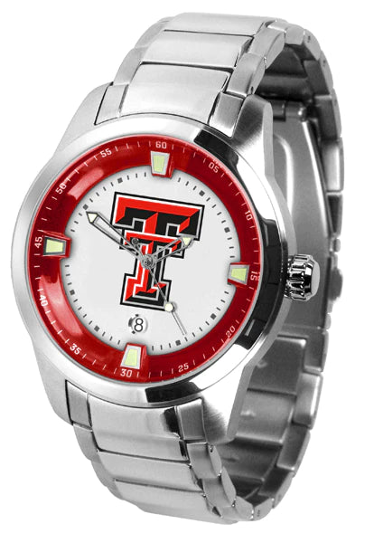 Texas Tech Red Raiders Men's Titan Steel Watch by Suntime