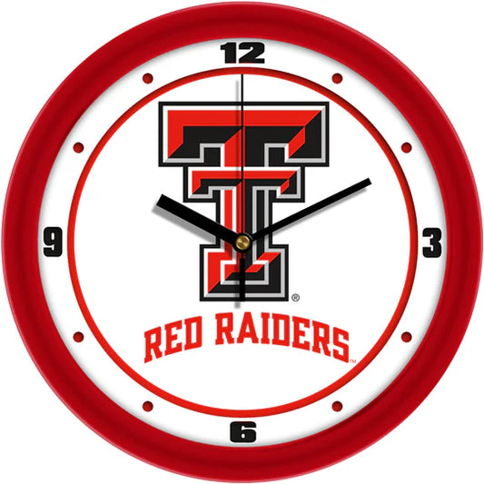 Texas Tech Red Raiders 11.5" Traditional Wall Clock by Suntime