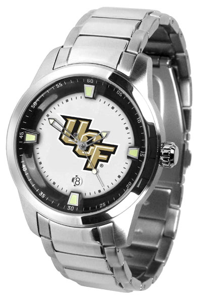 Central Florida {CFU} Knights Men's Titan Steel Watch by Suntime