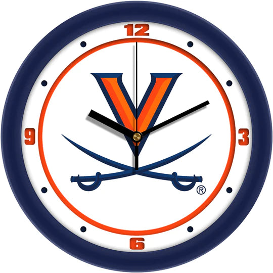 Virginia Cavaliers 11.5" Traditional Wall Clock by Suntime