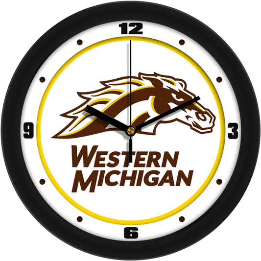 Western Michigan Broncos 11.5" Traditional Wall Clock by Suntime