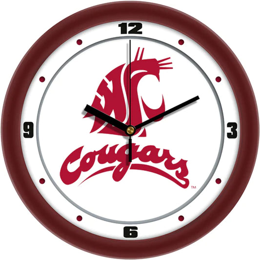 Washington State Cougars 11.5" Traditional Wall Clock by Suntime