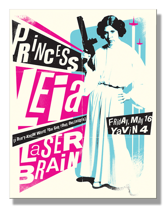 Star Wars - Princess Leia 12.5" x 16" Metal Tin Sign - 2851