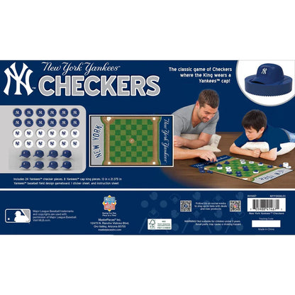 New York Yankees Checkers Board Game by Masterpieces