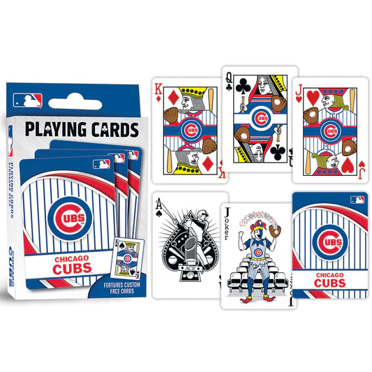 Chicago Cubs Playing Cards - 54 Card Deck Masterpieces