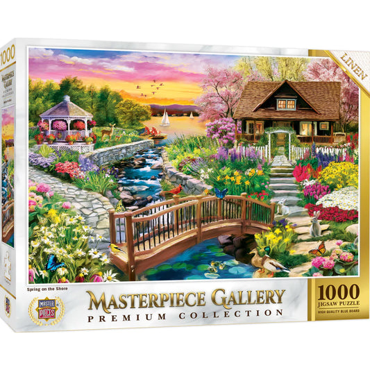 MasterPiece Gallery - Spring on the Shore 1000 Piece Jigsaw Puzzle by Masterpieces