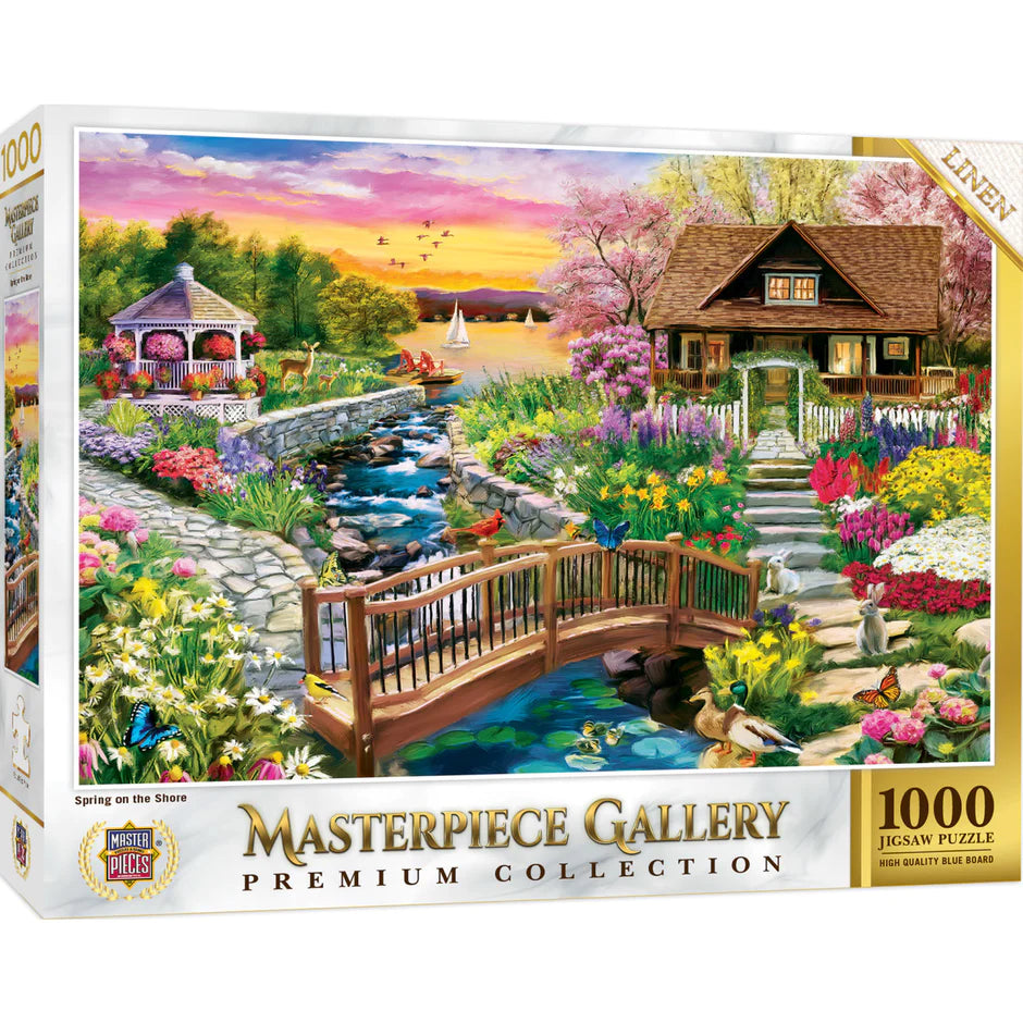 MasterPiece Gallery - Spring on the Shore 1000 Piece Jigsaw Puzzle by Masterpieces