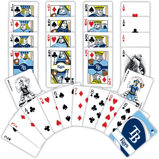 Tampa Bay Rays Playing Cards - 54 Card Deck by Masterpieces