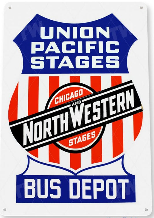 Union Pacific Metal Tin Sign A-664