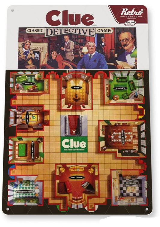 Clue Board-Game Metal Tin Sign - C272