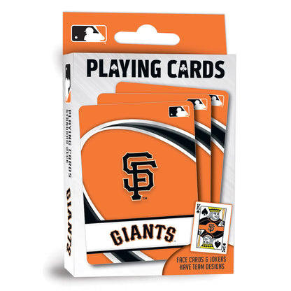 San Francisco Giants Playing Cards - 54 Card Deck by Masterpieces