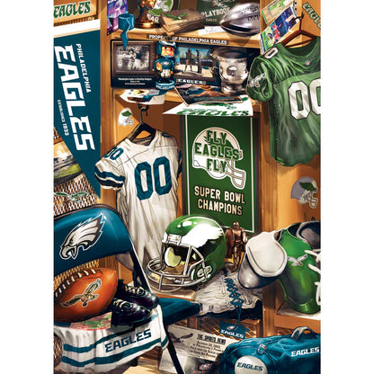 Philadelphia Eagles - Locker Room 500 Piece Jigsaw Puzzle by Masterpieces