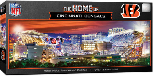 Cincinnati Bengals Panoramic Stadium 1000 Piece Puzzle - by Masterpieces