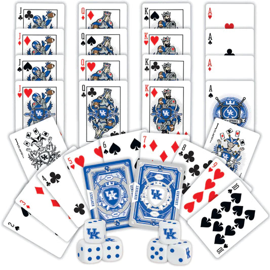 Kentucky Wildcats - 2-Pack Playing Cards & Dice Set by Masterpieces