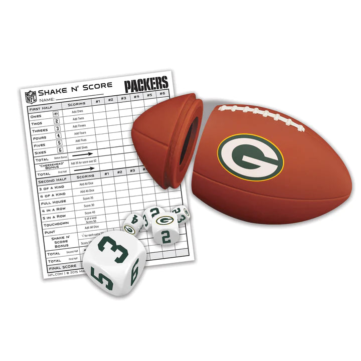 Green Bay Packers Shake n Score Dice Game by MasterPieces