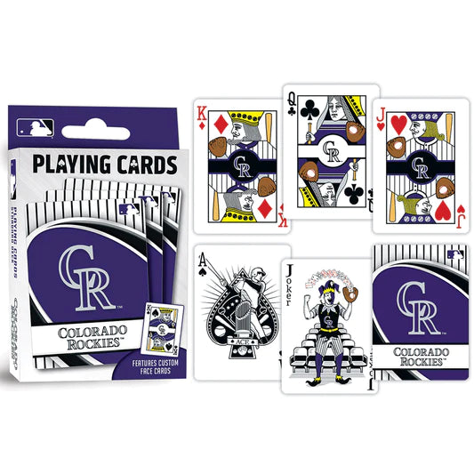 Colorado Rockies Playing Cards - 54 Card Deck by Masterpieces