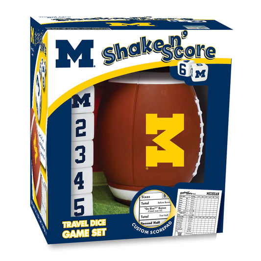 Michigan Wolverines Shake n Score Dice Game by MasterPieces