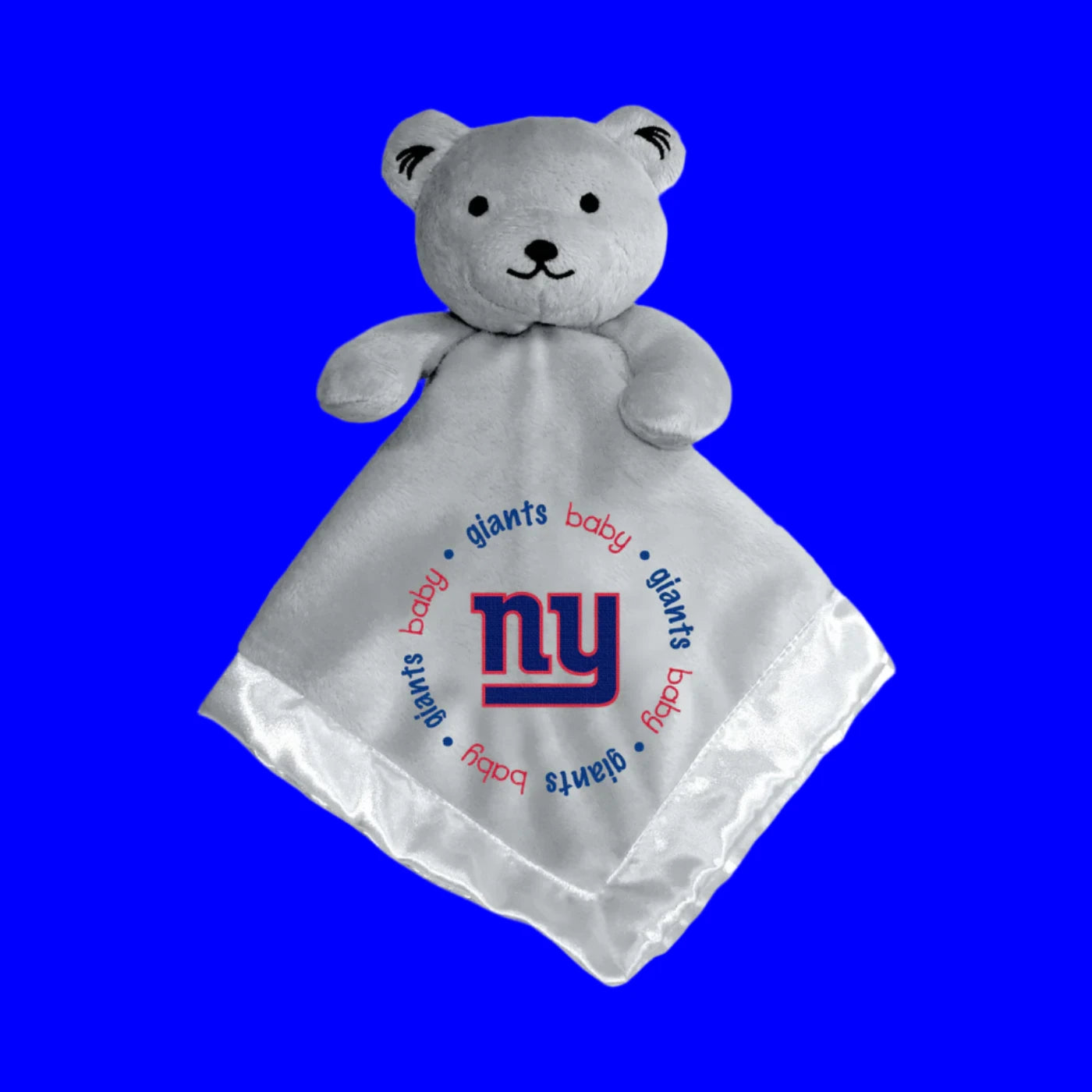 New York Giants Embroidered Gray Security Bear by Masterpieces