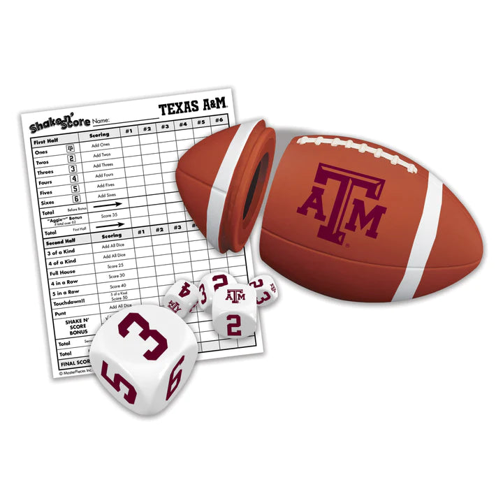 Texas A&M Aggies Shake n Score Dice Game by MasterPieces