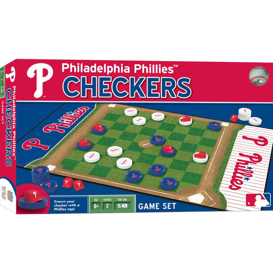 Philadelphia Phillies Checkers Board Game by Masterpieces