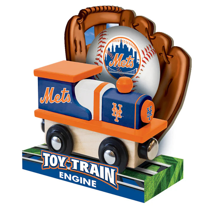 New York Mets Wooden Toy Train Engine by Masterpieces