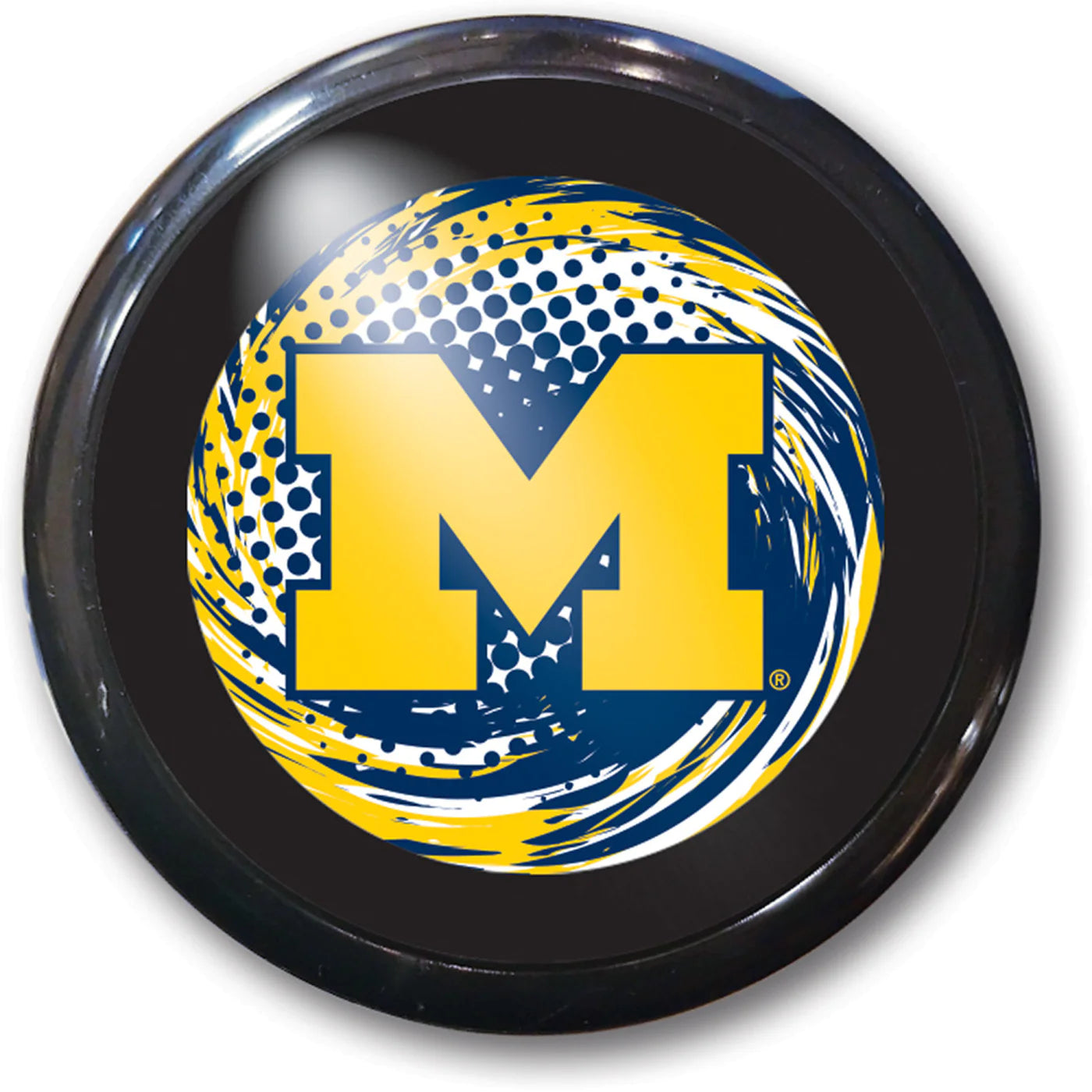 Michigan Wolverines NCAA Yo-Yo: 5" x 3" x 2", team design, beginner level, official NCAA, by Duncan / Masterpieces.