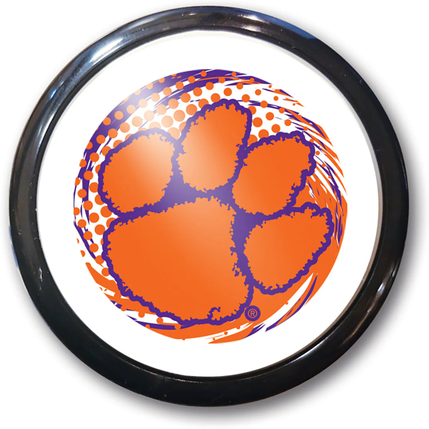 Clemson Tigers NCAA Yo-Yo: 5" x 3" x 2", team design, beginner level, official NCAA, by Duncan / Masterpieces.