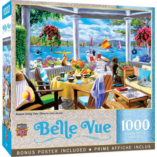Belle Vue - Seaside Dining View 1000 Piece Jigsaw Puzzle by Masterpieces