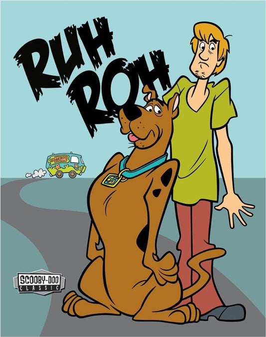 Scooby Doo - Ruh Roh Metal Tin Sign - 2092