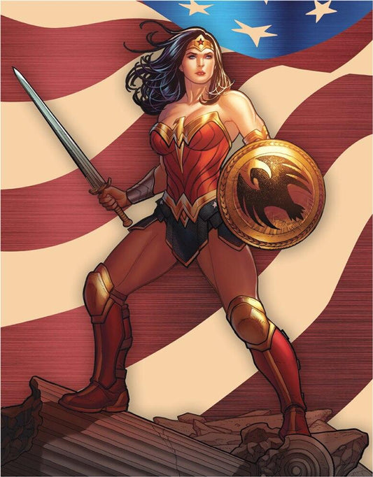 Wonder Woman Sword - Warner Bros. 12.5" x 16" Metal Tin Sign - 2430